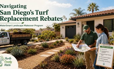 Navigating San Diego’s Lawn Replacement Rebates: Mulch, DG, and Bulk Material Planning