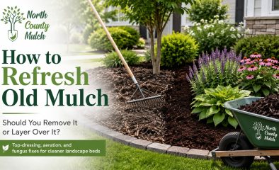 How to Refresh Old Mulch: Should You Remove It or Layer Over It?